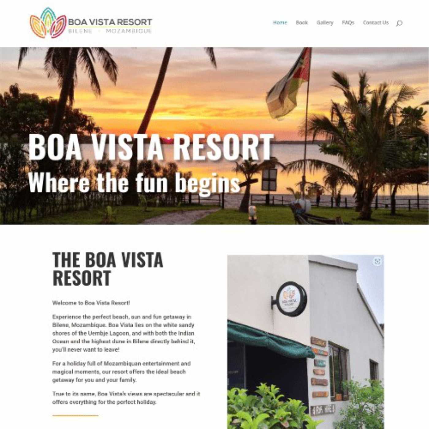 Boa Vista Resort Website by Buzza Digital Marketing