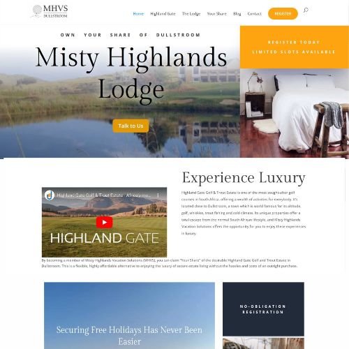 Misty Highlands Website by Buzza Digital Marketing